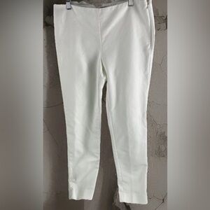 Vince Camuto Pants Womens Size 6 Chino Slim Straight Low Rise Trousers White
